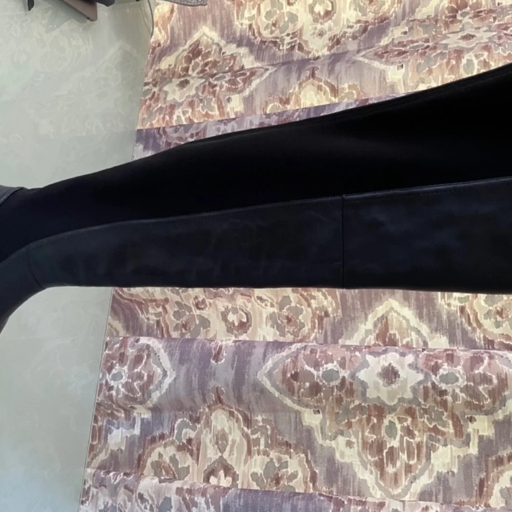 Stuart Weitzman Black Leather Over-the-Knee Boots
